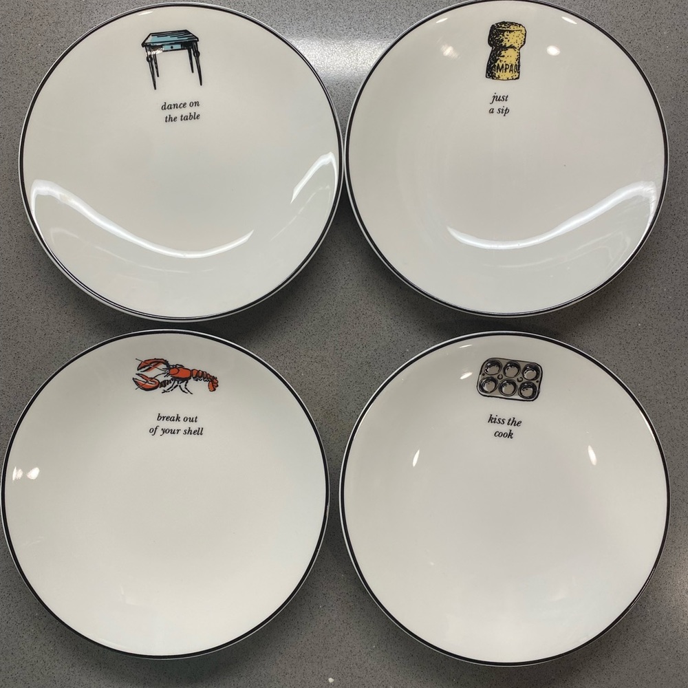 COPY - Kate Spade Lenox cause a stir saucer plates